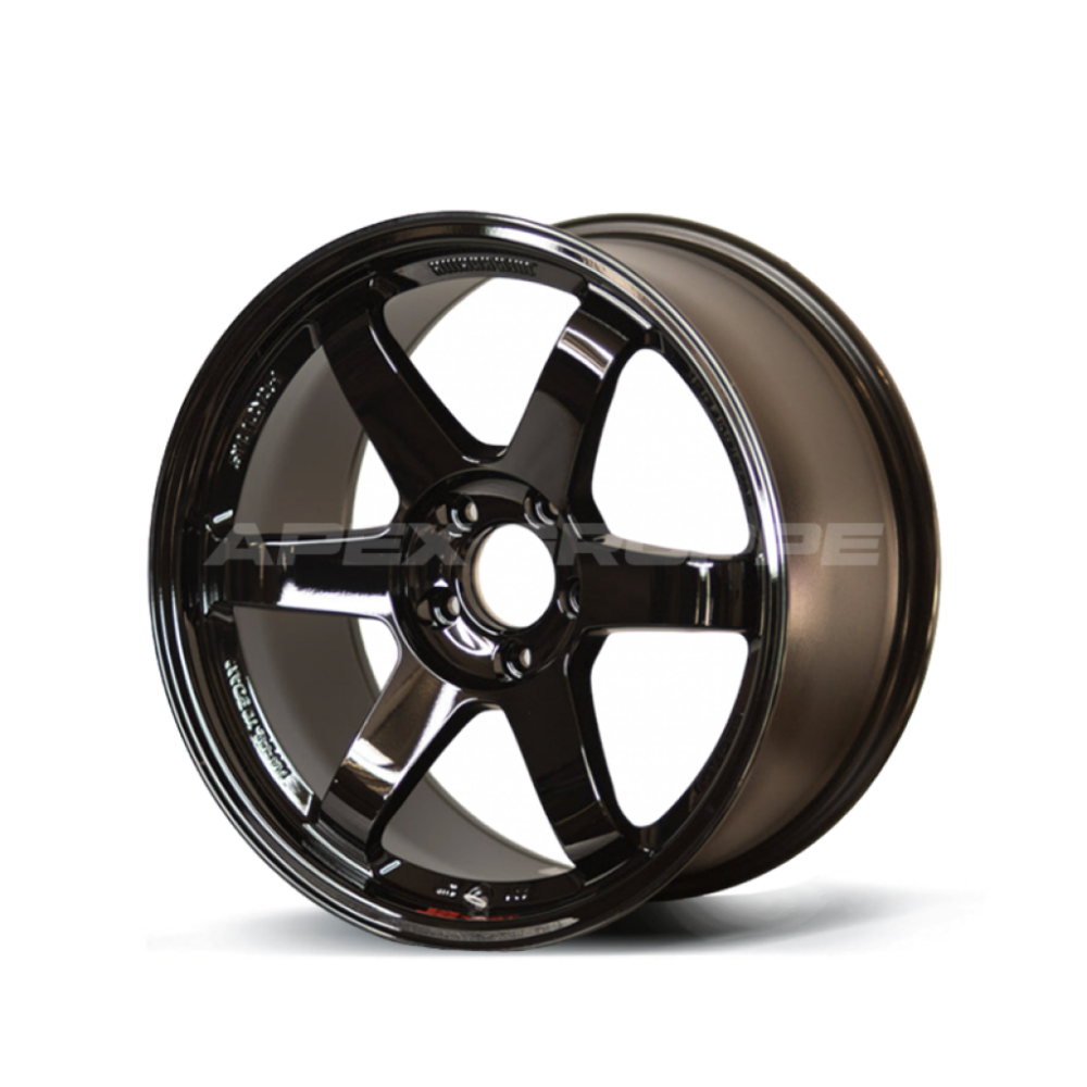 TE37SL 18x9.5 +38 / 5X120 - Gloss Black *SET OF 4*