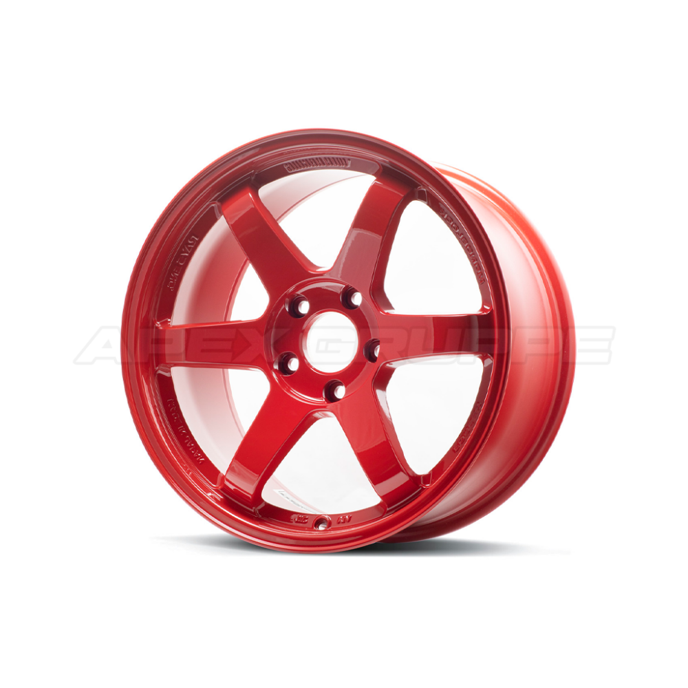 TE37SL 18x9.5 +38 / 5X120 - Red  *Set Of 4*