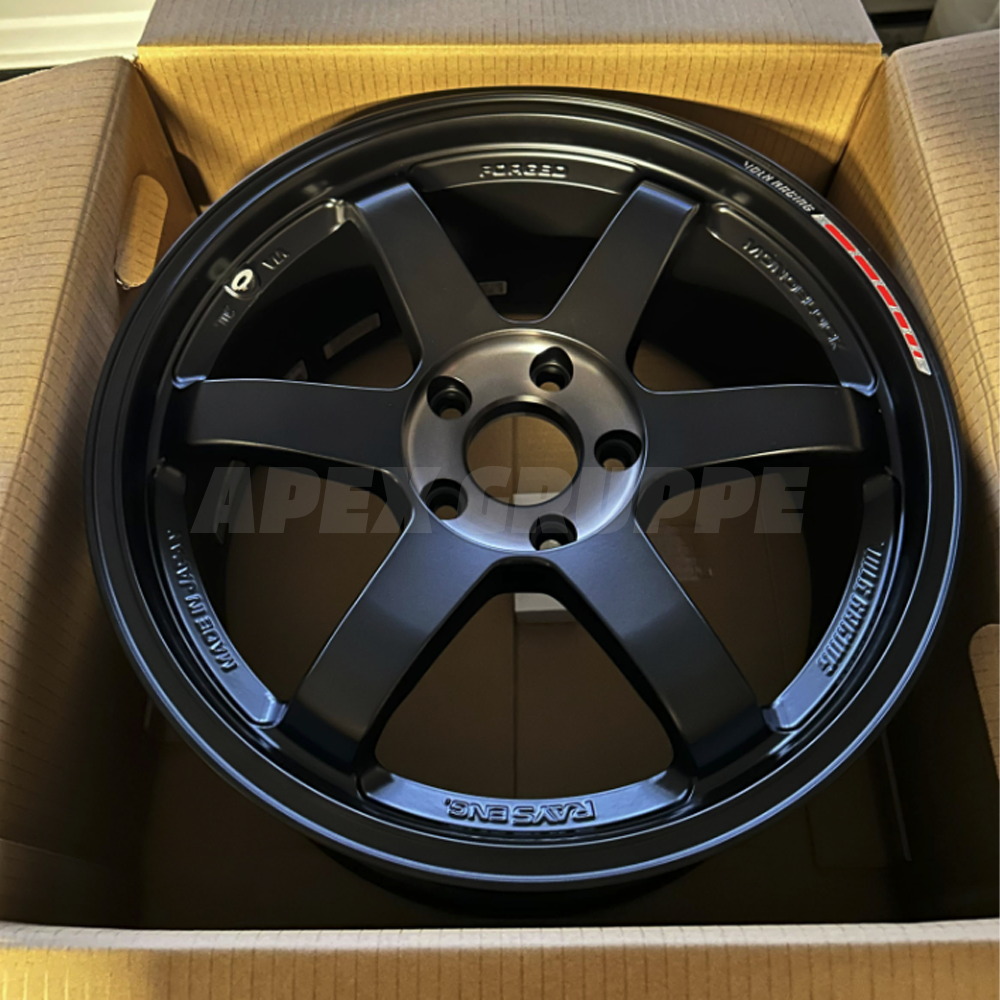 Volk Racing TE37SL Black Edition III - 18x9.5 / +37 / 5x120 - Pressed Black/Redot *Set of 4* - Image 2