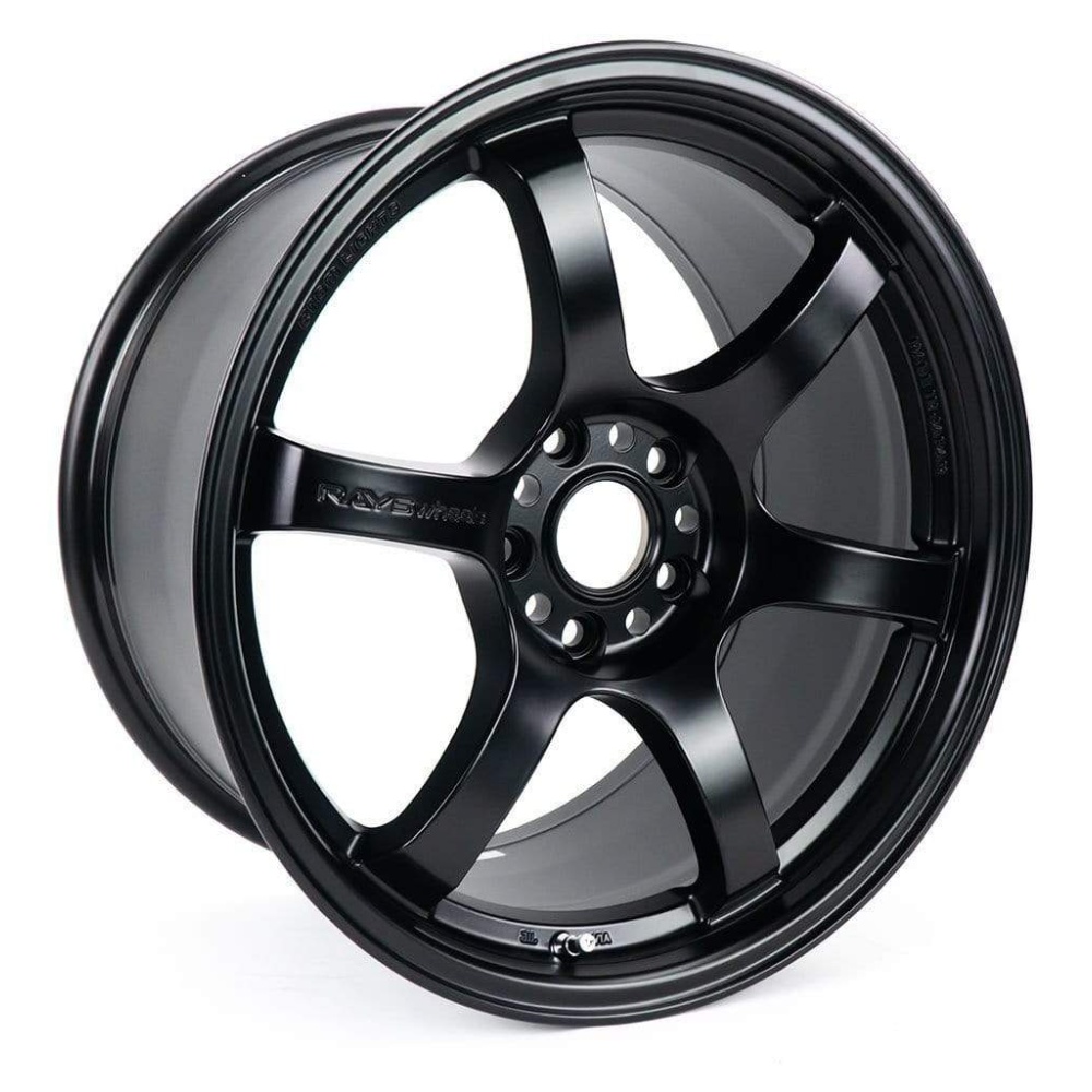 Gram Lights 57DR - 18x8.5 +37 / 5x114.3 - Semi Gloss Black - Image 2