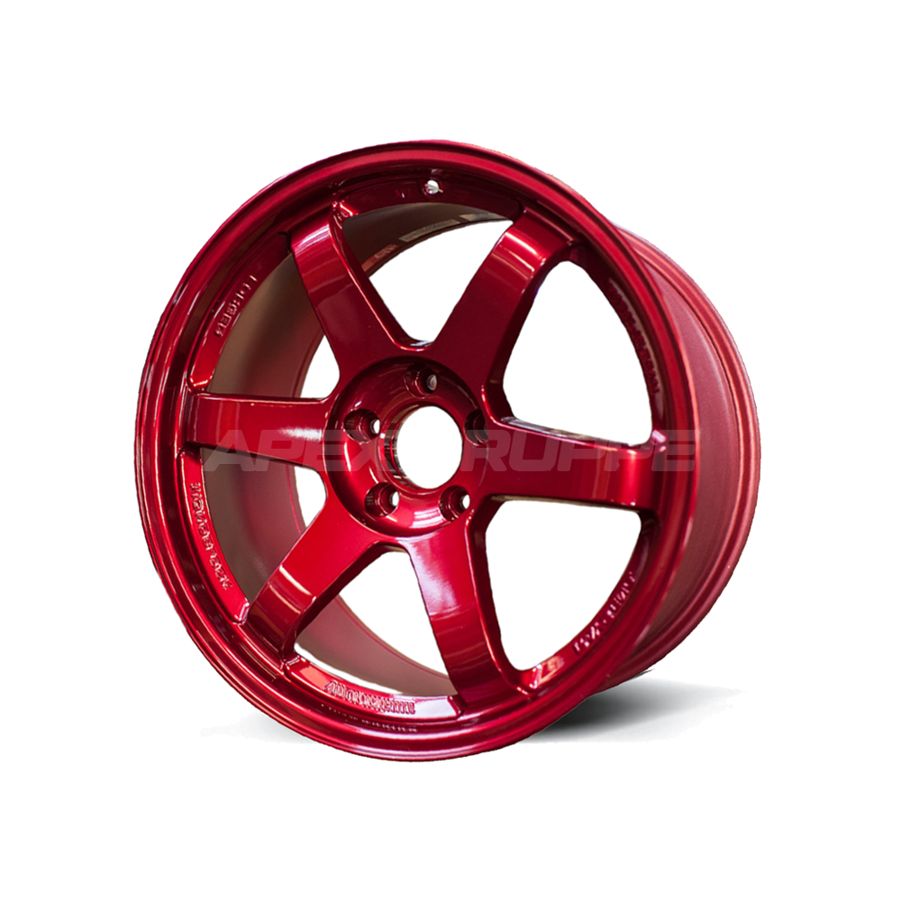 Volk Racing TE37SL 18x10.5 +20 / 18x10.5 +20 / 5X120 - Hyper Red (Set of 4)