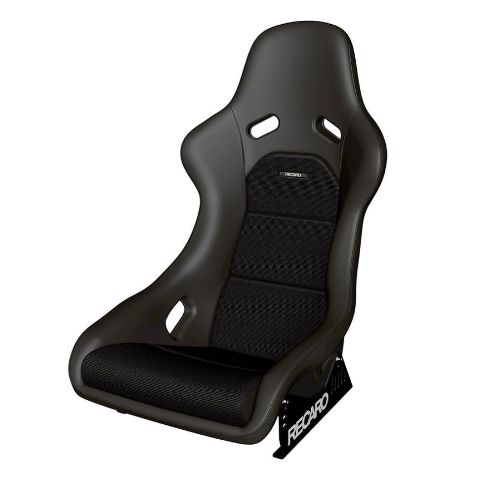 Recaro Classic Pole Position ABE Seat - Black Leather/Classic Corduroy