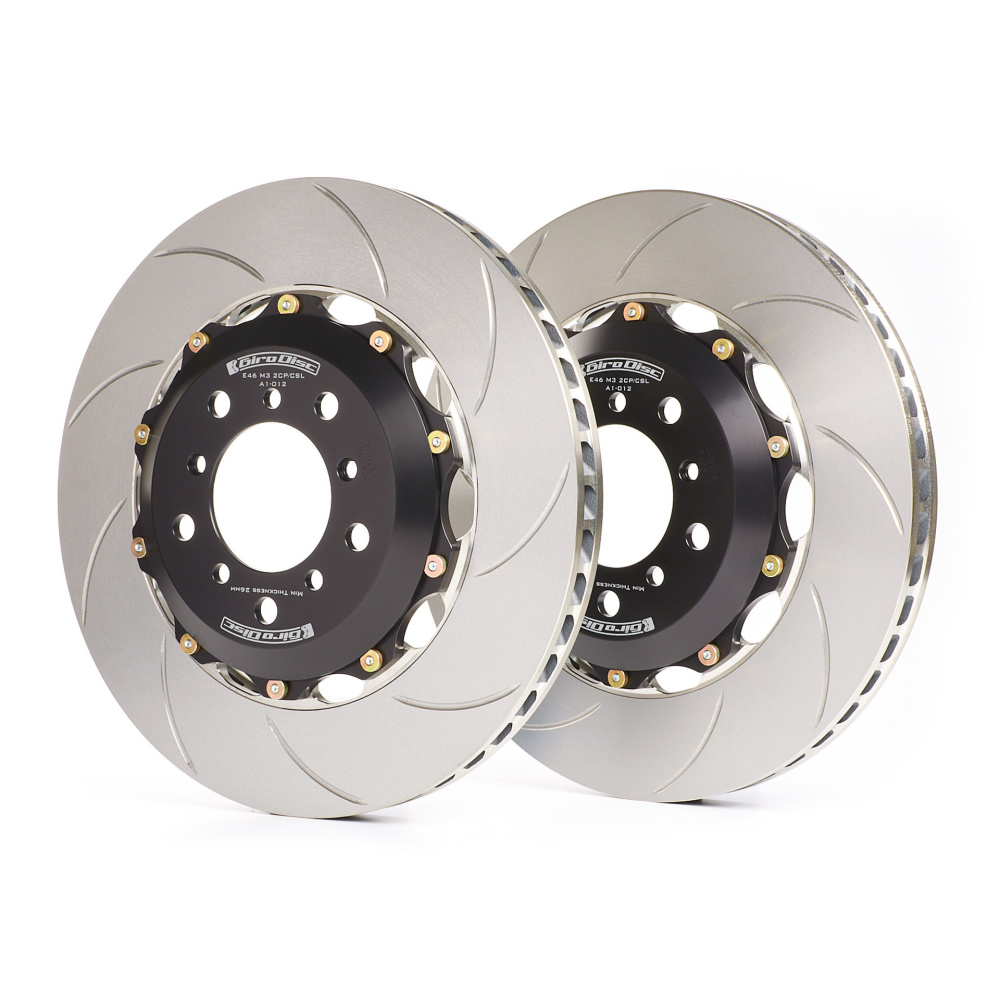 GiroDisc 01-06 BMW M3 (E46 w/345mm Front Rotor) Slotted Front Rotors